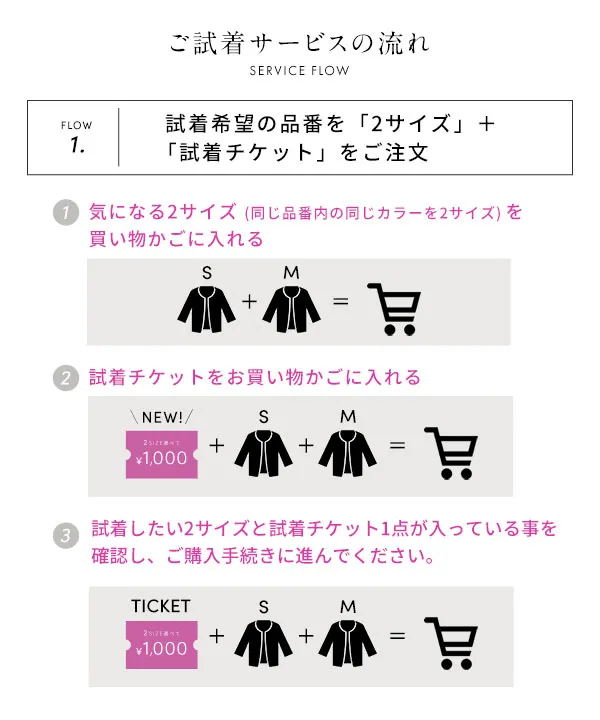 セレモニー試着体験チケット [X501] - レディースファッション通販
