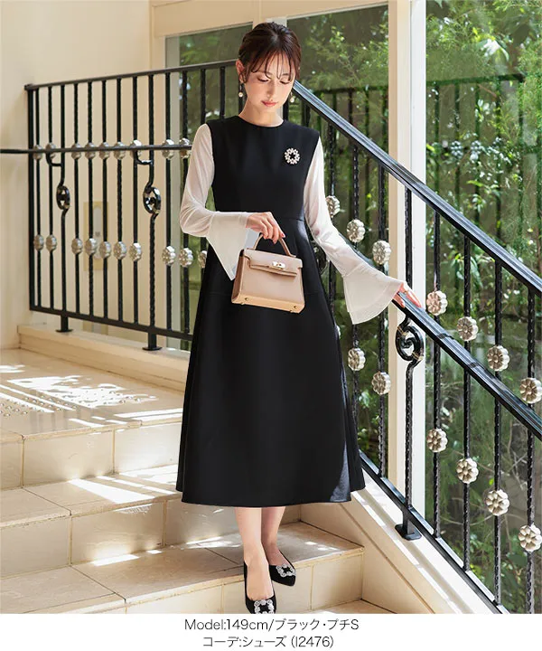 セレモニー ] [ Petitle / プチレ ] 3点セット スカラップジャケット