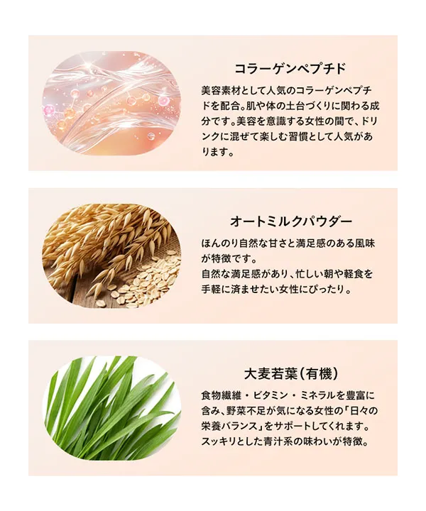 【朝プロテイン】朝に飲むInnerBeautyProtein Morning [X507]