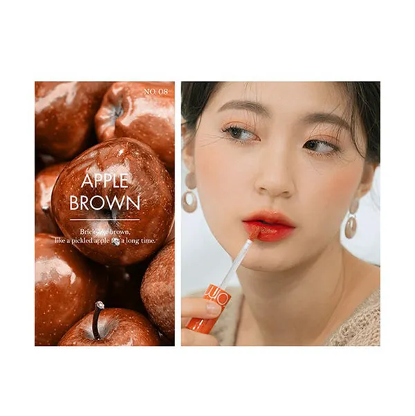 ジューシーラスティングティント #08 APPLE BROWN - リップグロス