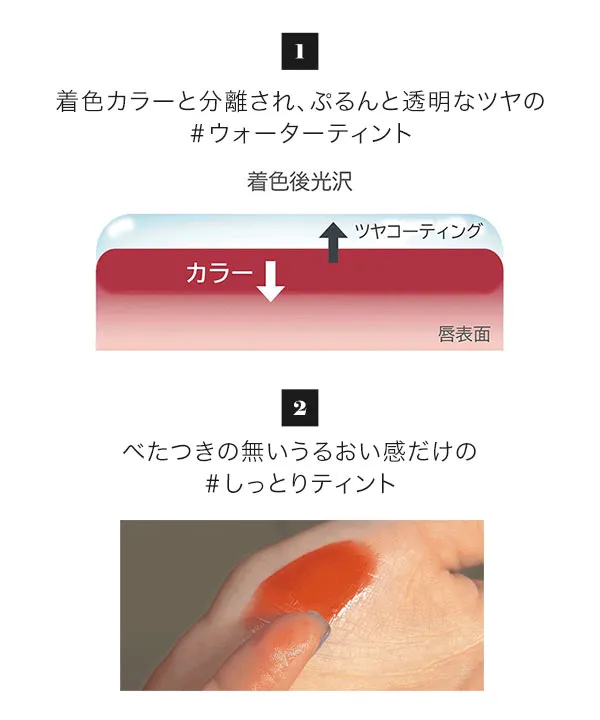 【rom&nd ロムアンド】GLASTING WATER TINT [Y803]